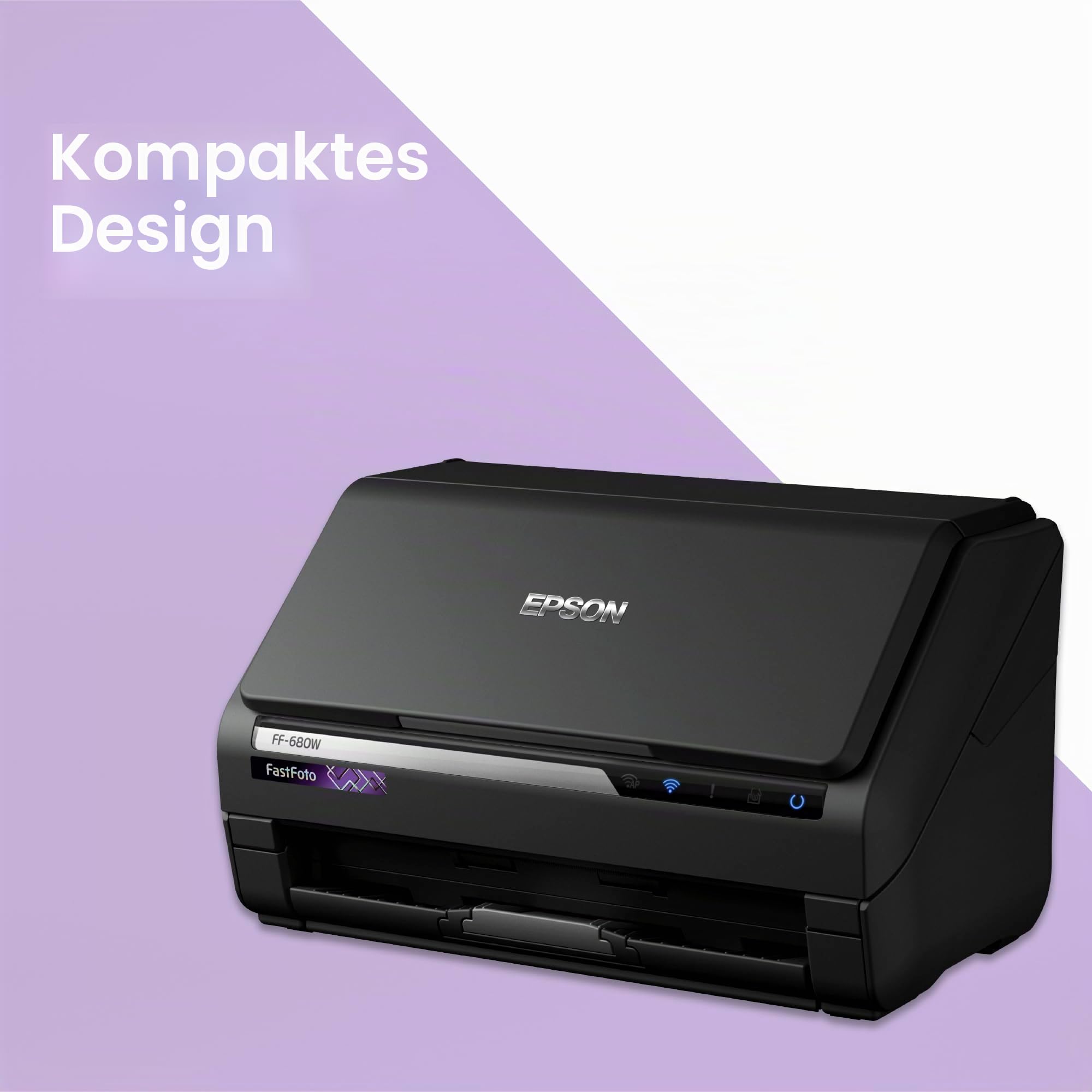 Epson FastFoto FF-680W Kabelloses High-Speed-Foto- und Dokumentenscansystem