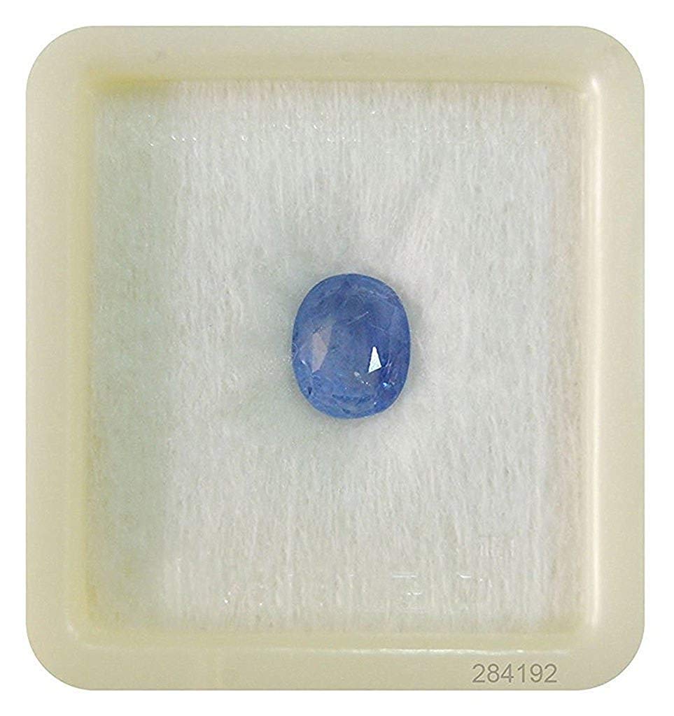 kirti sales Neelam Stone Original Certified Natural Blue Sapphire Gemstone 7.25 Ratti-picture-13