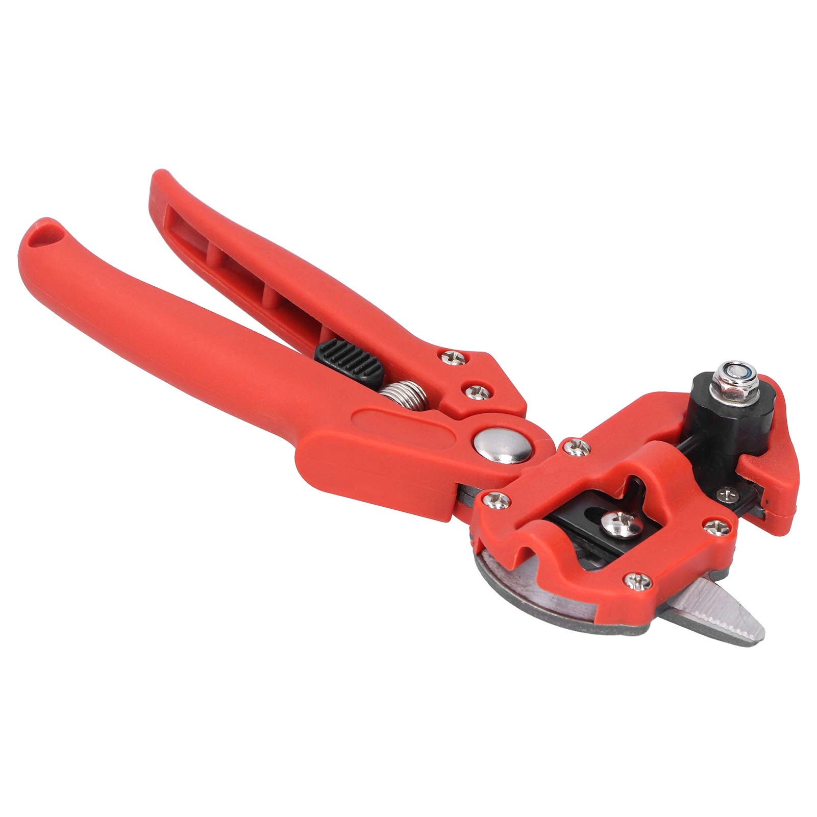 Cocoarm Set di Attrezzi per Innesto da Giardino Cesoie per Potatura per Innesto di Alberi in ABS con Custodia Taglio Preciso dei Rami per Potatura e Giardinieri per Innesti di Piante (rosso)