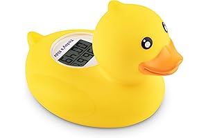 Duck Bath Thermometer & Clock: Reliable Temperature Monitoring for Baby's Comfort