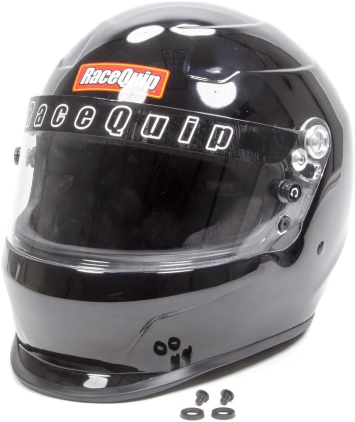 RaceQuip 273003 Gloss Black Medium PRO15 Full Face Helmet (Snell SA-2015 Rated)