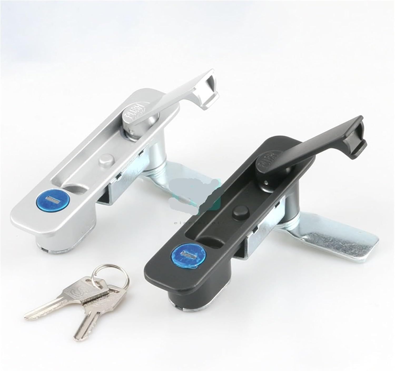 MS737 Flat Lock Switch Control Cabinet Door Chassis Cabinet Switch Cabinet Bounce Industrial Cabinet Lock Equipment 1Pcs(Black)