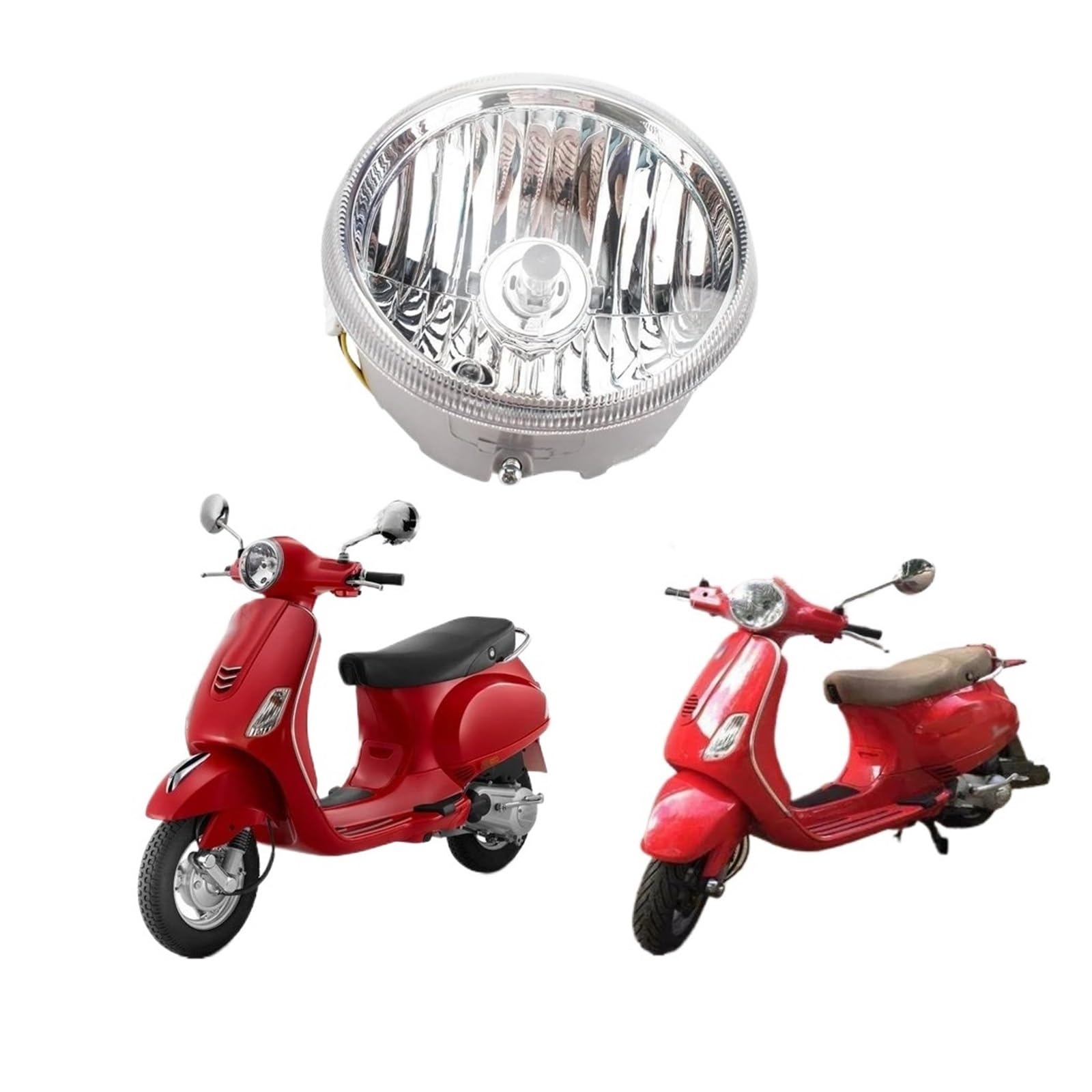 pour LX150 LX125 Moto Remplacement Lampe Avant Phare Scooter Phare 12V Faisceau Haut/Bas Ampoule Feux Ronds Moto De Phare