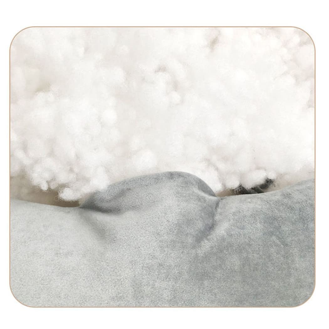 YOUNGC Confezione da 4 Cuscini per sedie con Lacci, Cuscini per sedie Quadrati in Cotone Super Spessi e Comodi, Cuscini per sedie da Cucina Lavabili da Pranzo, C,50X50cm/20X20in