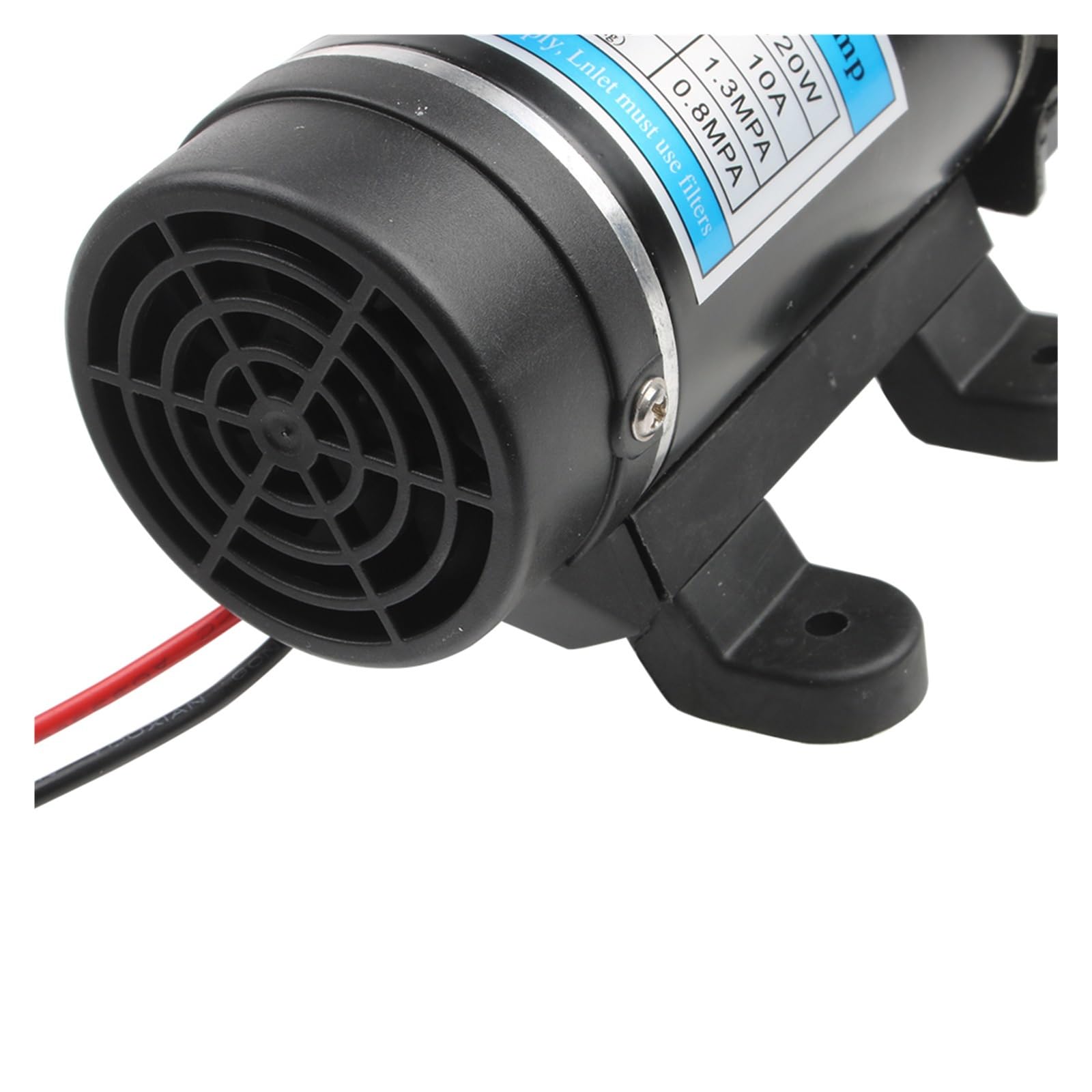 120W 10L / Min Film D'acqua Elettrico Ad Alta Pressione Micro Pompa Acqua Nera For Spruzzatore Da Giardino Agricolo Lavaggio Auto 12V 24V Funzionamento Fluido Portata Costante Affidabile