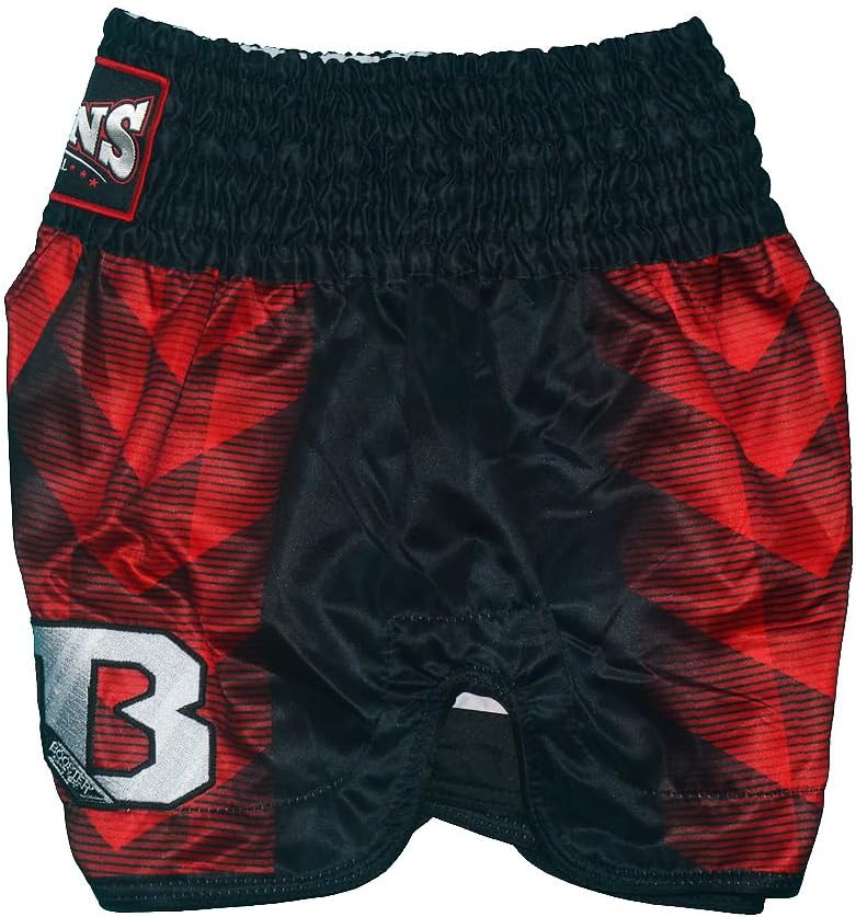 TWINS BOOSTER コラボ ムエタイパンツ#03 赤黒 タイトフィット/キック