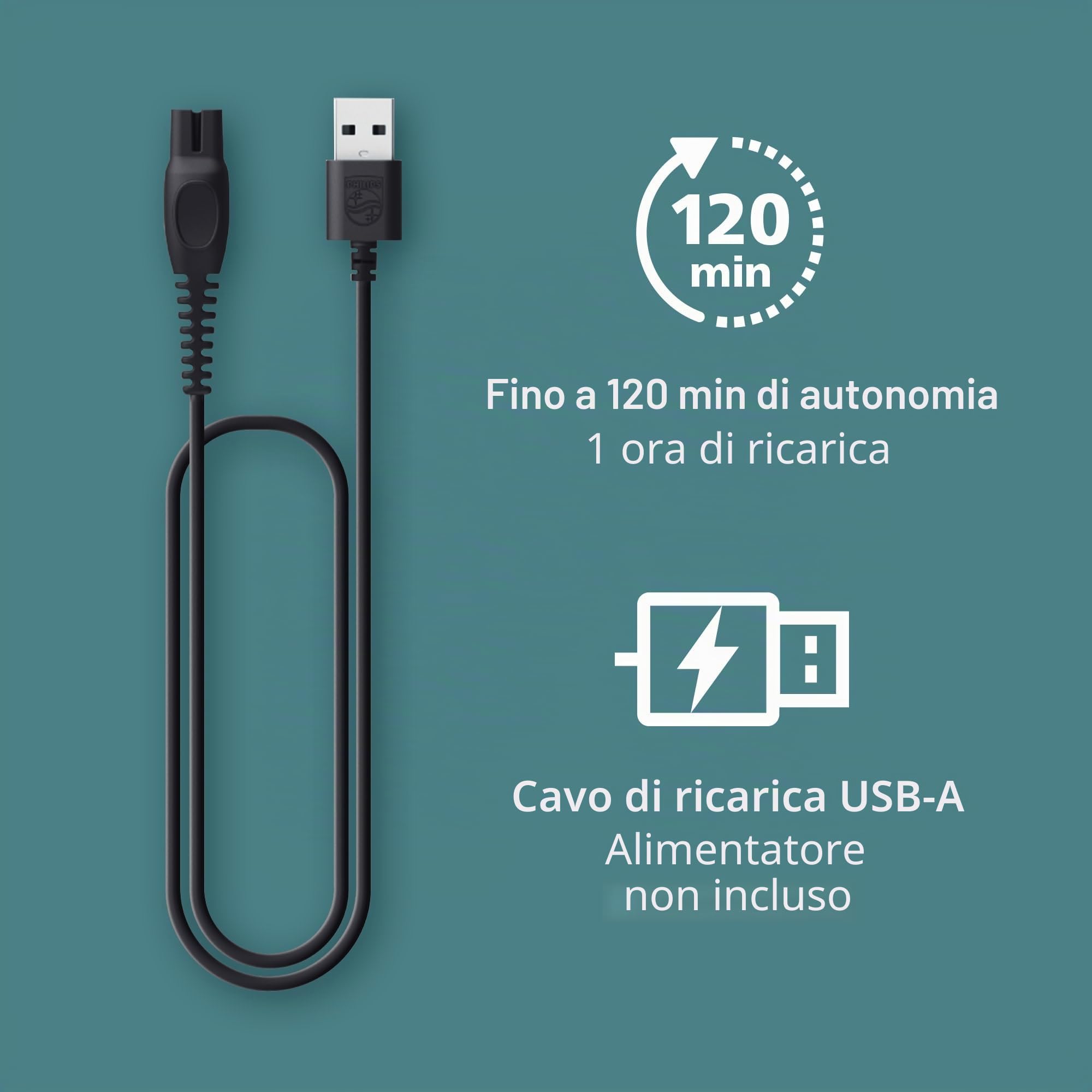 Philips Norelco Body Groomer 9000 Series, rasoio per uomini e sistema di rasatura intima con pulitore UV Cube e attacco posteriore regolabile, 100% impermeabile, BG9480/50