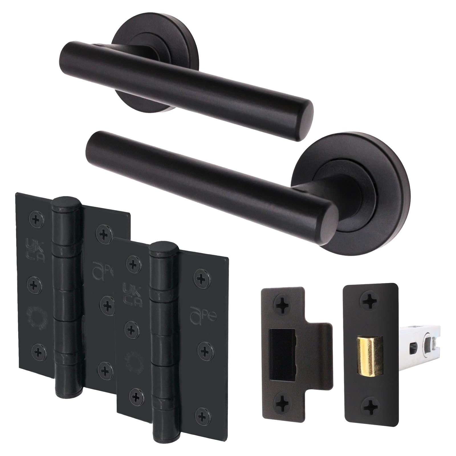 Privacy Door Handle Wentworth Pewter Door Handle Pack - Sprung