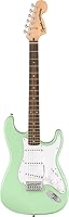 Vista 24 de Fender Squier Affinity Stratocaster - Paquete azul Lake Placid con amplificador Frontman 10G, estuche, afinador, cable de instrumento, correa, púas