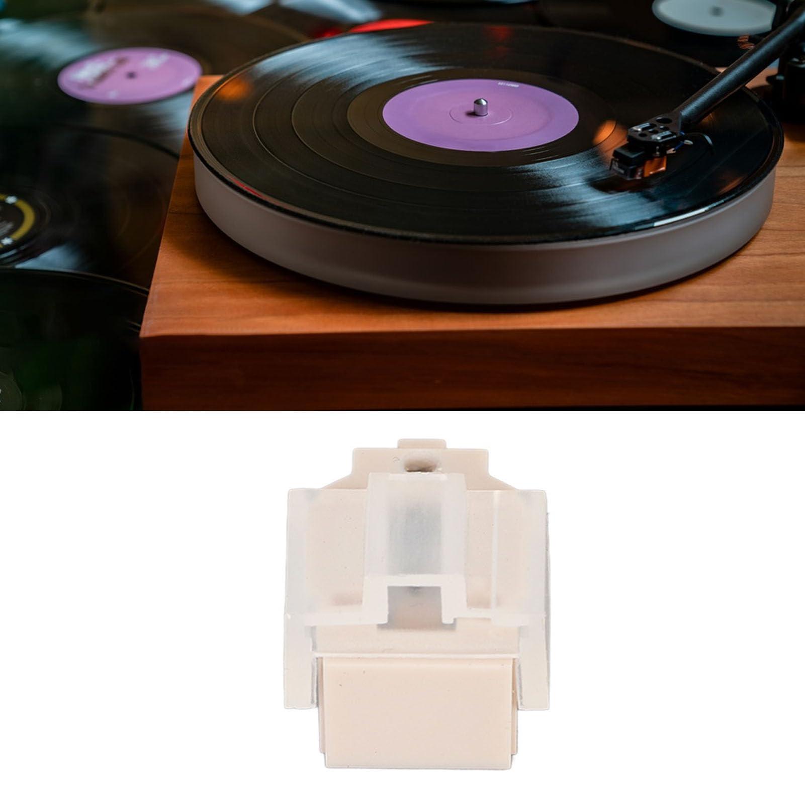 Aiguille de Remplacement pour Platine Vinyle, Stylet Diamant Universel pour Platine Vinyle AT LP60, Aiguille de Lecteur de Disque Haute Précision pour AT3600