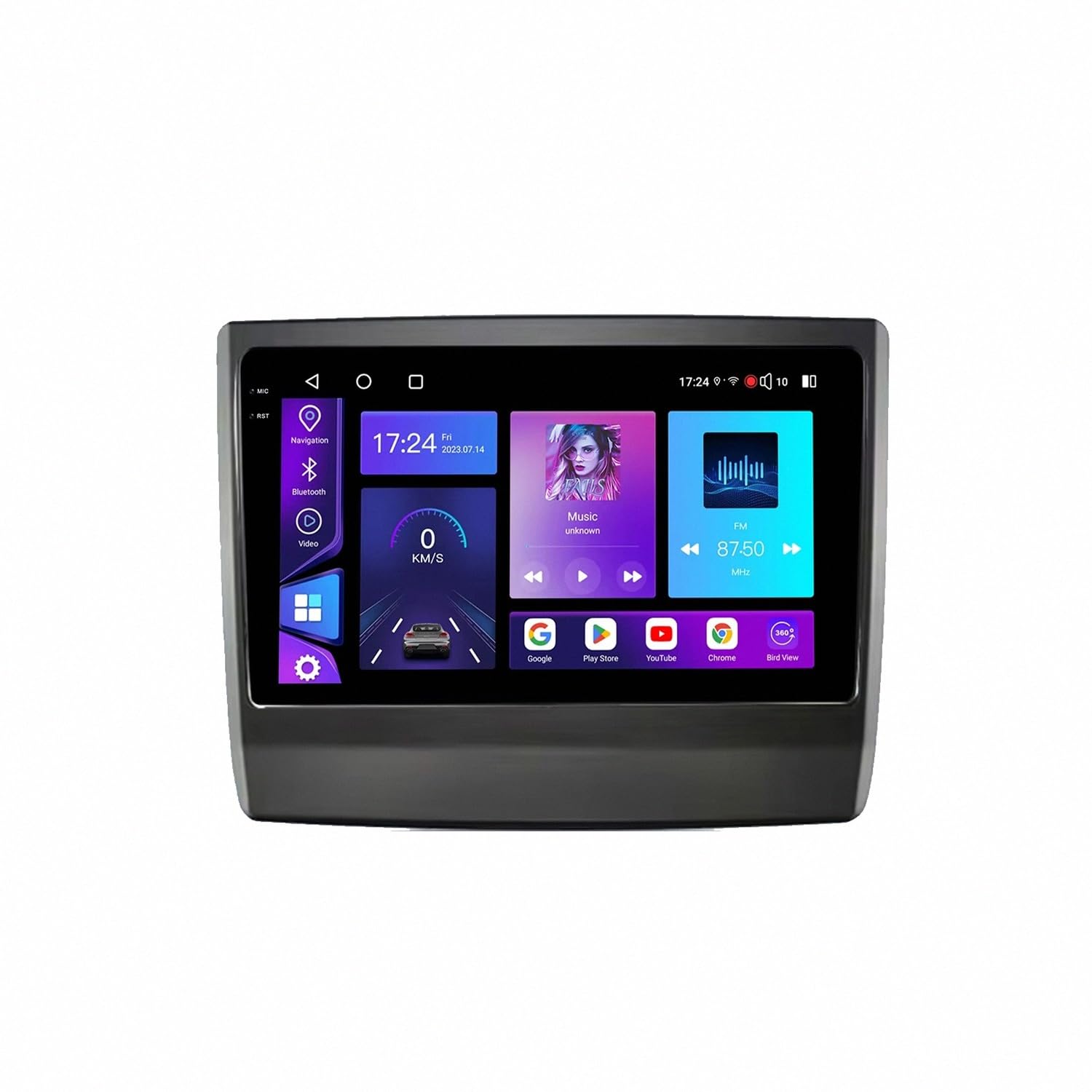 Radio Macchina Touch Screen per lsuzu D-MAX 3 RG 2019-2023 Wireless Carplay Android Auto Stereo Auto Bluetooth Ips con Pantalla Táctil con Gps, 4 Nucleo 1G+32G