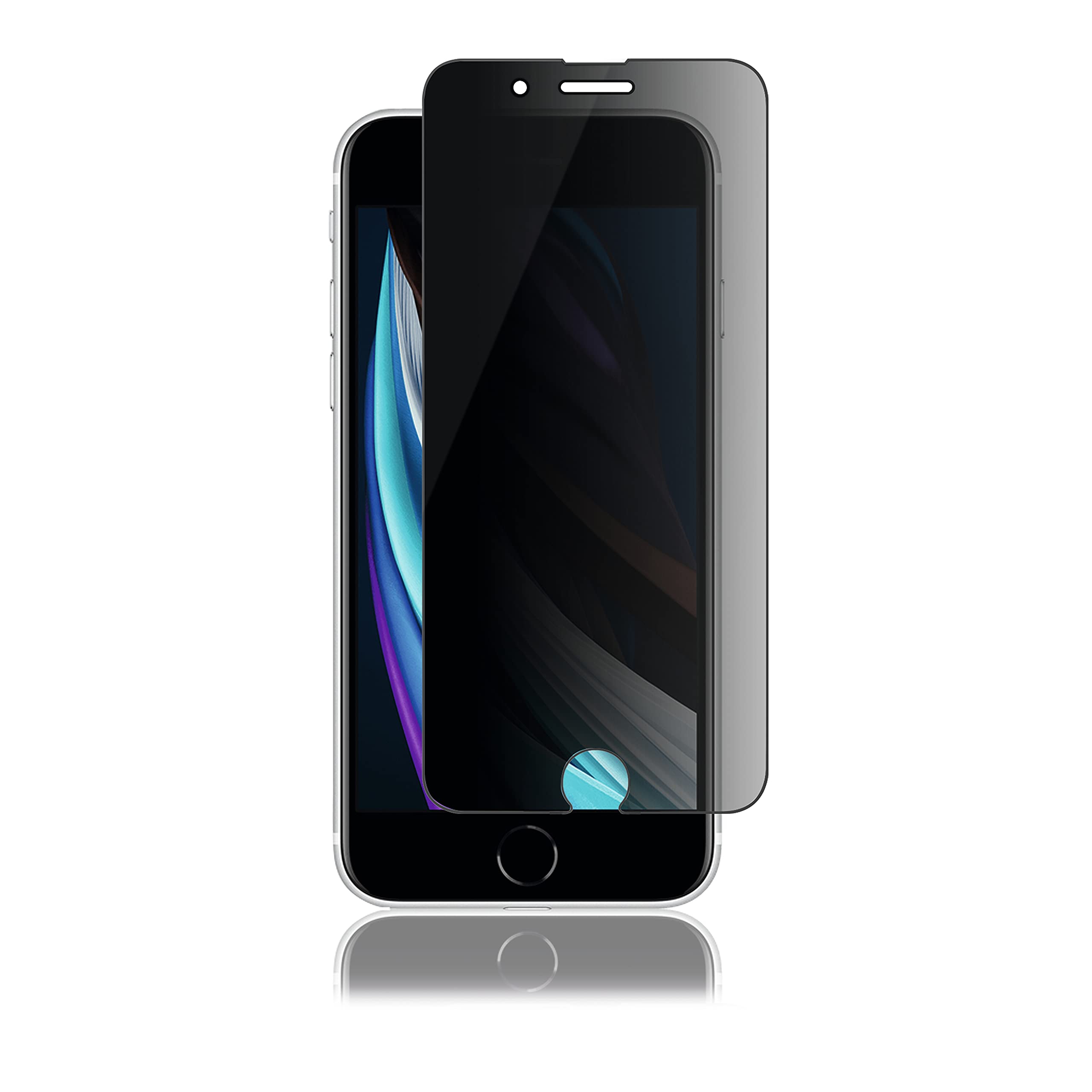 Muzz iPhone SE (2020) Privacy Screen Protector, 9H Hardness [Anti Scratch] Bubble Free Film for iPhone SE (2020)