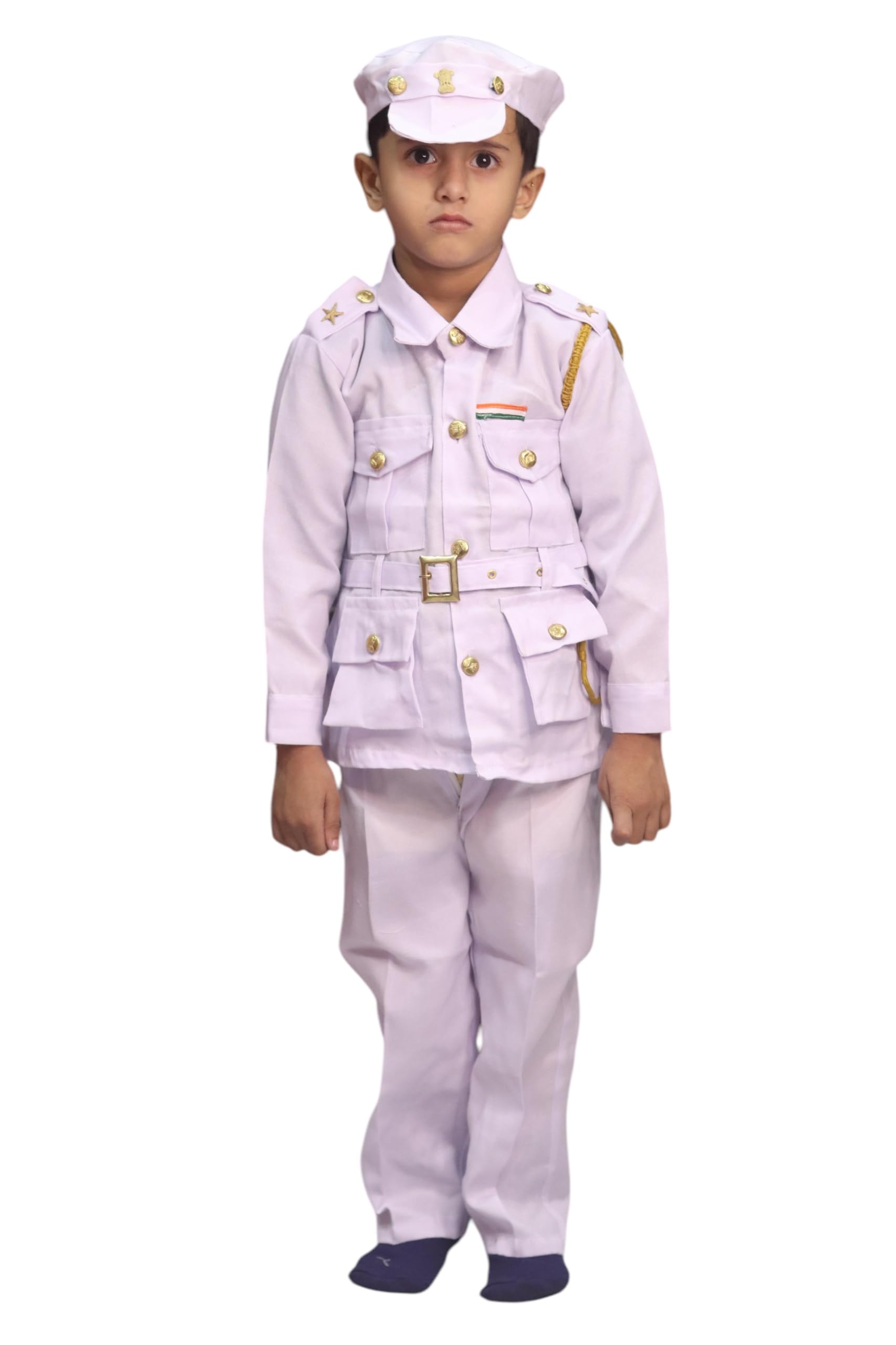NATKHAT DRESS-National Hero Costume | Police, Military, Army, Air Force, Navy Soldiers Costumes for Kids | Our Helper Costume for Boys & Girls