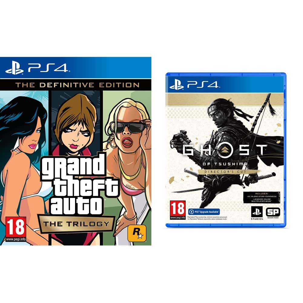 See full amazon price history chart for Grand Theft Auto: The Trilogy - The Definitive Edition (PS4)+PS4 Ghost of Tsushima Directors Cut (PS4) Grand Theft Auto: The Trilogy - The Definitive Edition (PS4)+PS4 Ghost of Tsushima Directors Cut (PS4) (B09V4WJSB9) Amazon Price History, Amazon Price Tracker