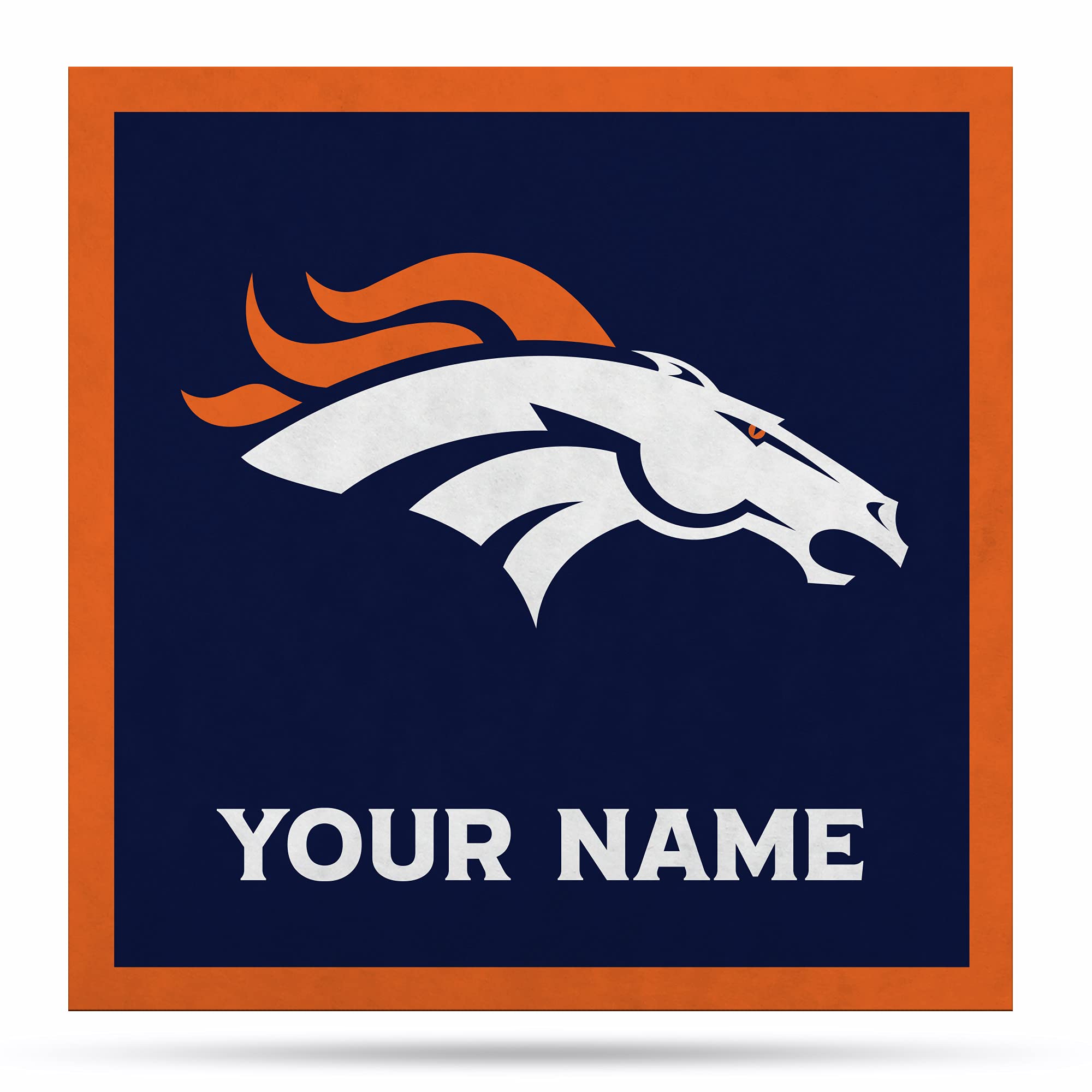 Rico Industries NFL Football Denver Broncos Personalized 35