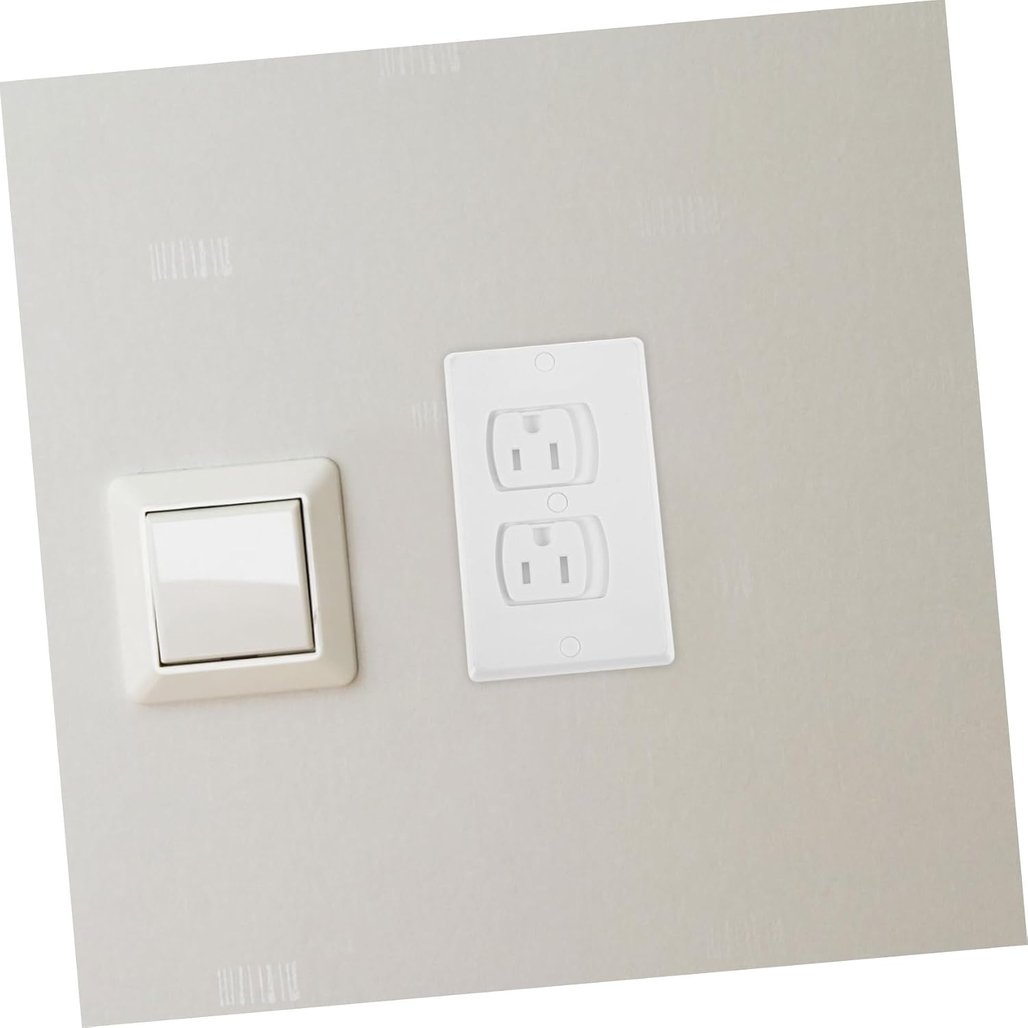 10-Pack Self-Closing Electric Outlet Covers for Baby Safety Wall Socket Protection Plugs Childproof Safety Plates Easy Install Sturdy Plastic Suitable for Home Use