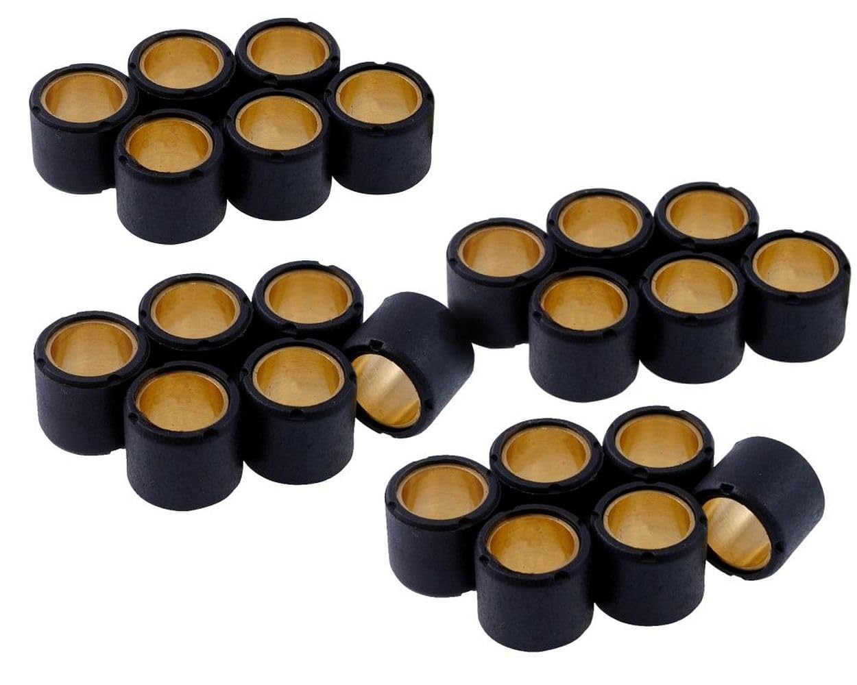 MASSETTE VARIATORE 15X12 6 PEZZI 5,0 G FOR YAMAHA 50 NEOS F 4T 2009-2018 - Foto 6