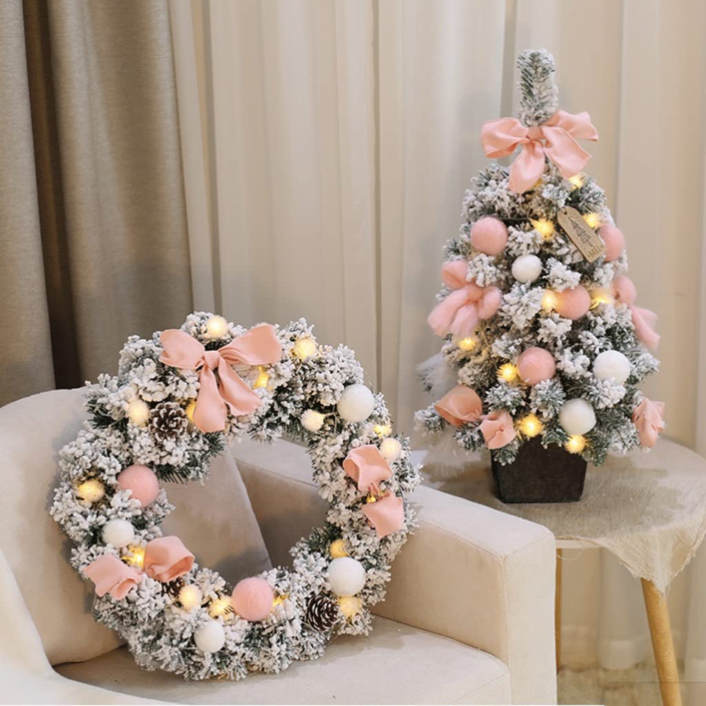 Amazon.co.jp: ドア クリスマス リース ライトとかわいい天使、雪 20