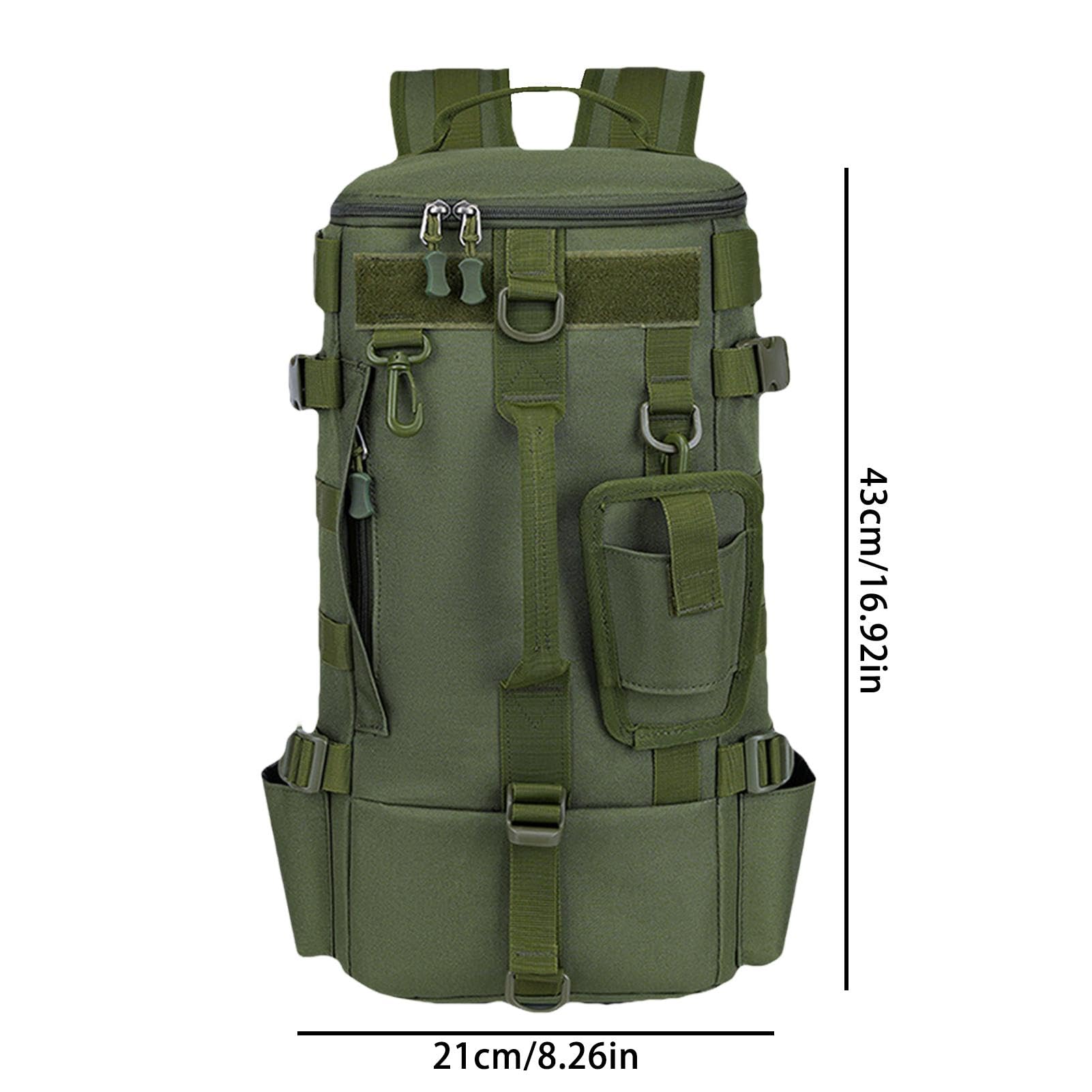 Zaino per attrezzatura da pesca, zaino per attrezzatura da pesca | borsa per attrezzatura da pesca con supporti per canne, borsa portaoggetti da pesca per campeggio, escursionismo, borsa a tra