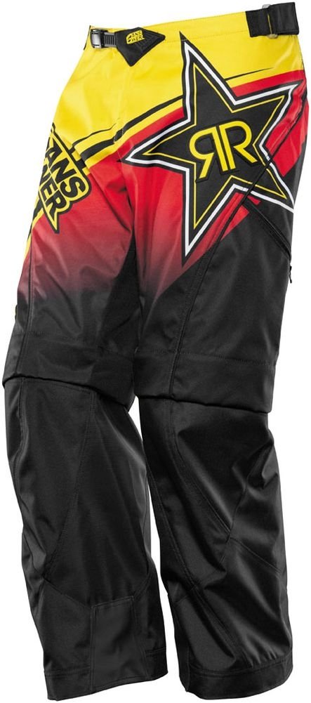 2014 Answer Rockstar Mode Motocross Pants - Red/Yellow - 32