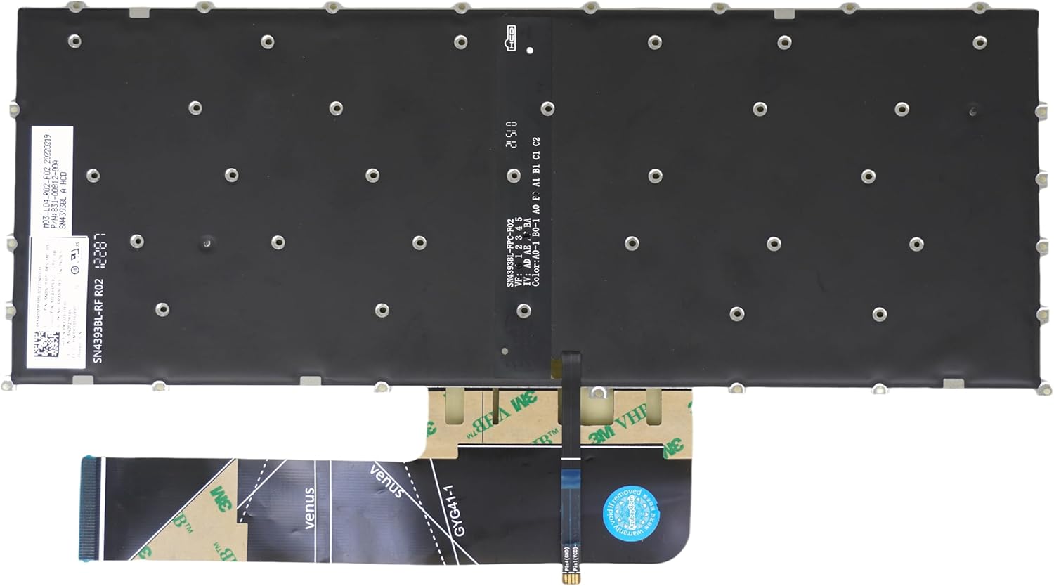 Laptop Keyboard for Lenovo IdeaPad 1-14ADA7, 1-14ALC7, 1-14AMN7, 1-14IAU7, 1-14IGL7, 1-14IJL7, 82R0 82R3 82VF 82QC 83AF 82V6 82LV, PR4SB-SP, Backlit Gray (SP Spanish Español Layout, Gray Black)