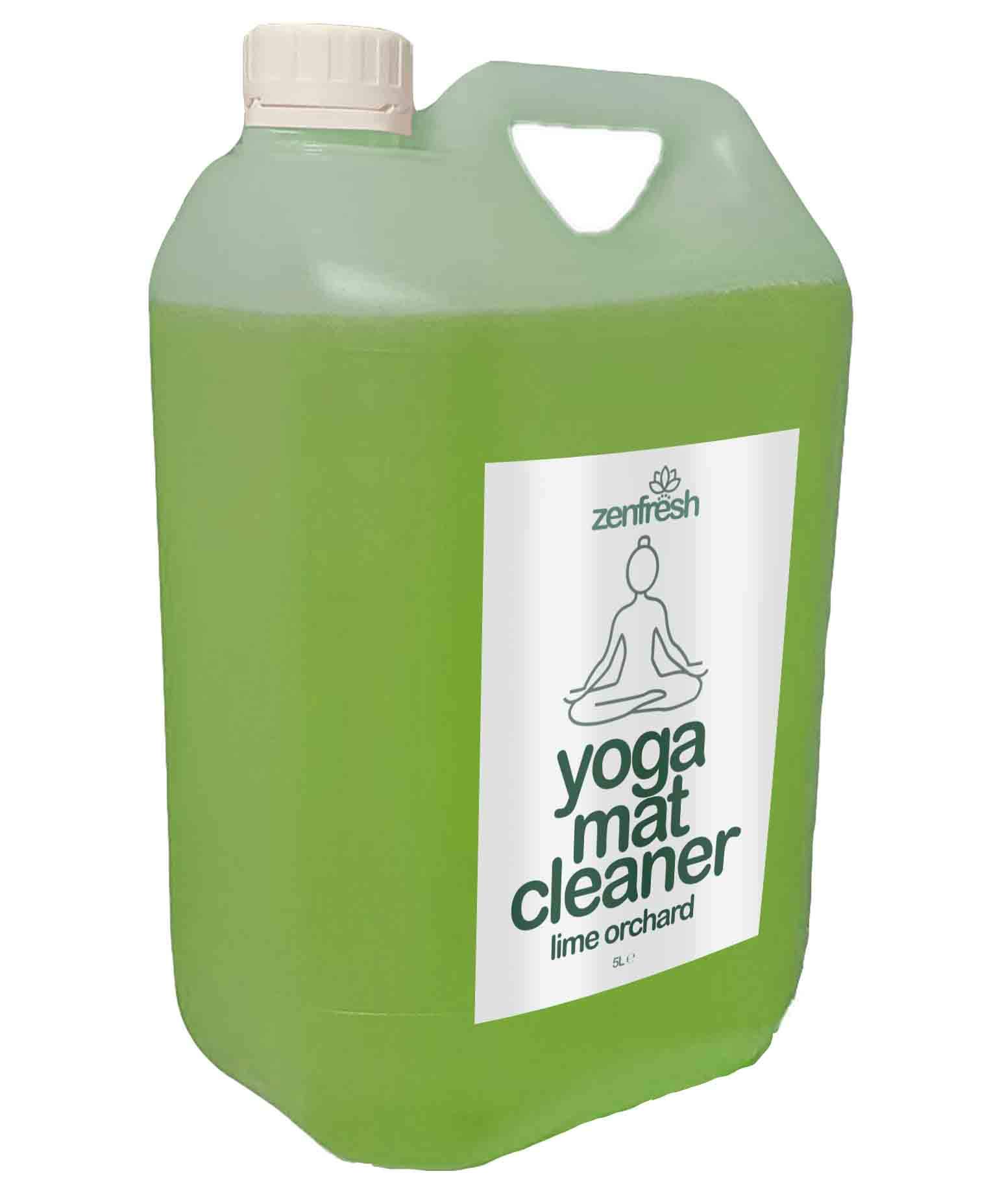 Zenfresh Yoga Mat Cleaner Sweat Remover Disinfectant (5l) (Lime Orchard)