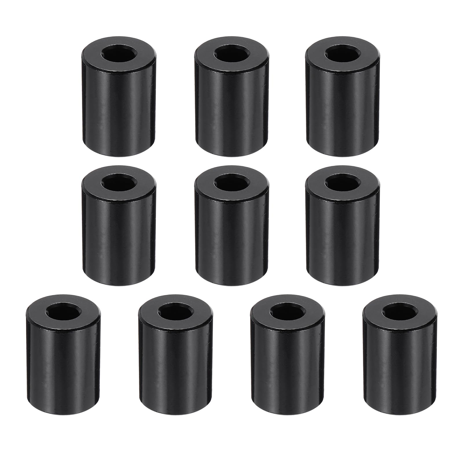 PATIKIL 10pcs M6 Aluminium Spacers, 1/4" ID x 5/8" OD Round Standoff Spacer