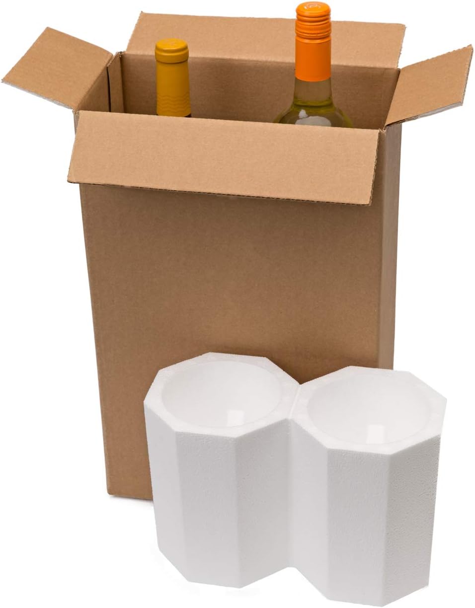 UHaul Wine 2 Bottle Wine Shipping, Moving & Packing Kit