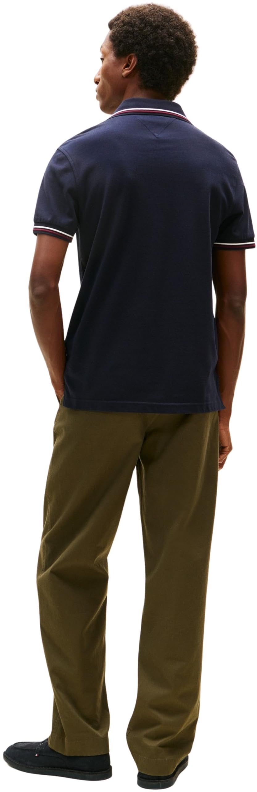 Tommy Hilfiger Tipped Slim Fit Polo Mw0mw37346 Polo S/S Unisex - Adulto (Pacco da 1)