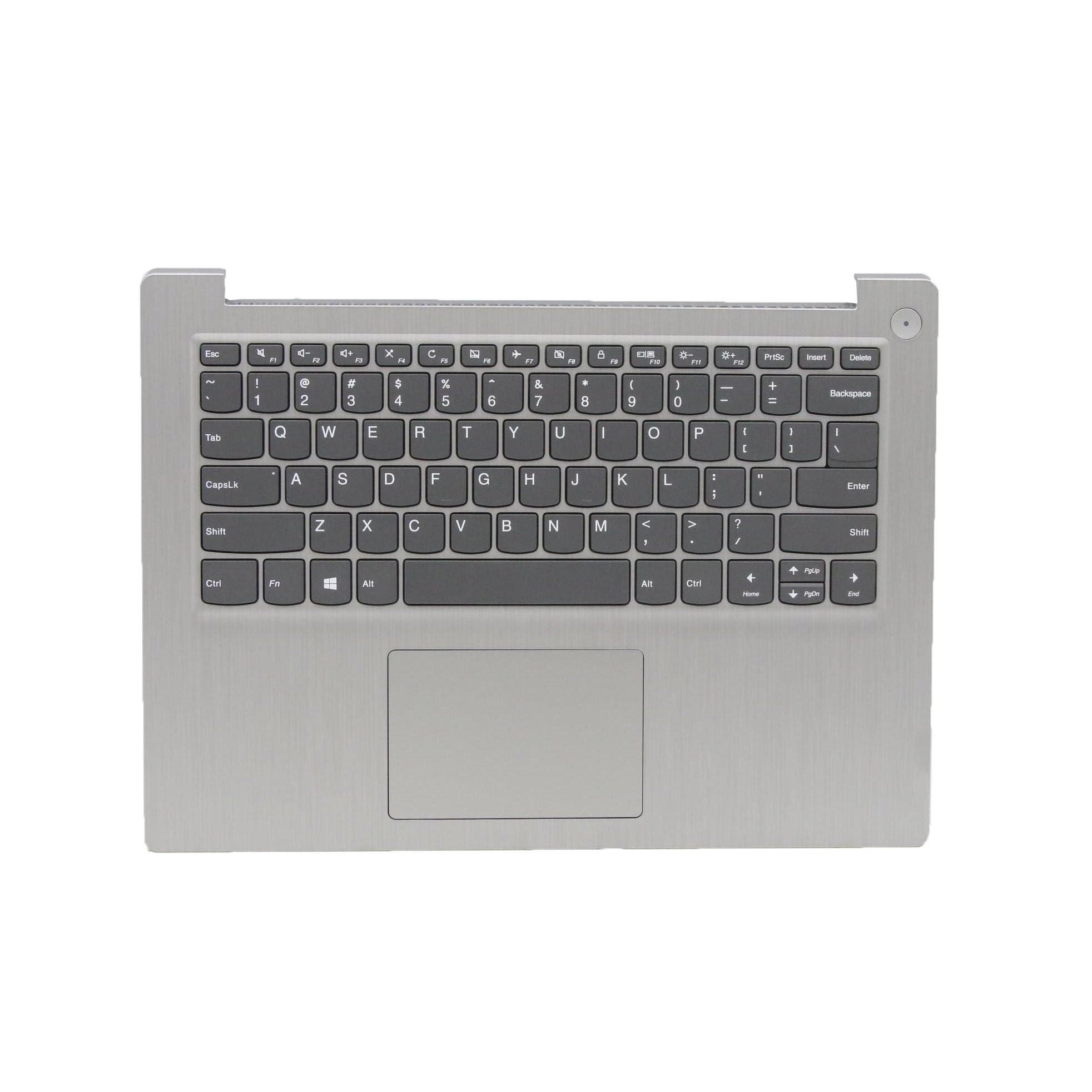 Laptop PalmRest&Keyboard for Lenovo Ideapad 3-14ITL05 English US 5CB1C05009 with Touchpad Non Backlight Non Fingerprint Grey New