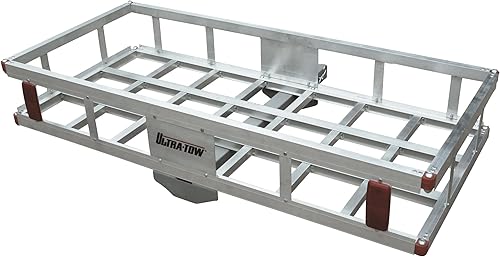 Ultra-Tow Soporte de carga de enganche de aluminio, capacidad de 500 libras, color plateado, 49 x 22.5 x 8 pulgadas de alto