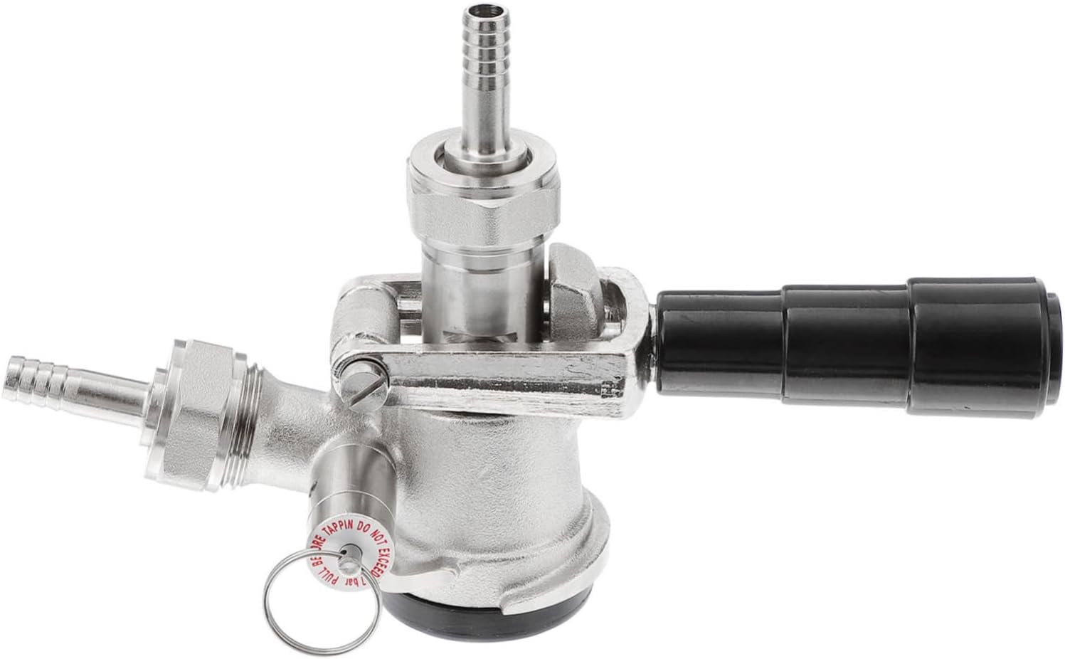 ABOOFAN 1set d Type Keg Coupler Pressure Relief Valve for Beer Dispenser Easy to Install Kegerator Part for D-system Kegs