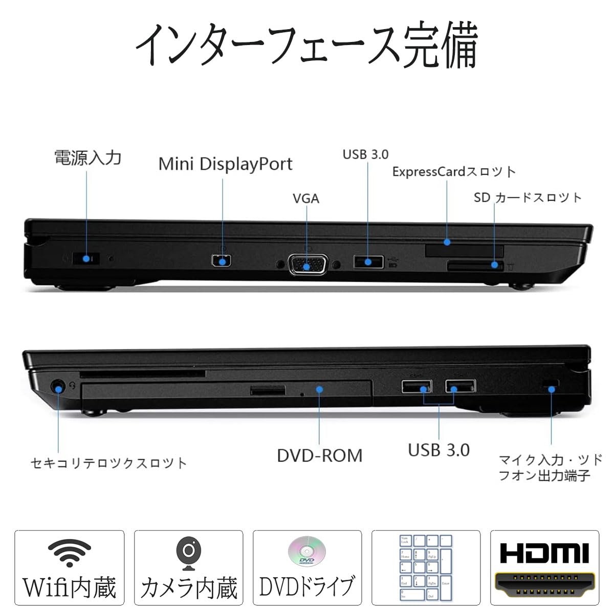 Amazon.co.jp: 【整備済み品】 「office 搭載」レノボ ノートPC 15.6