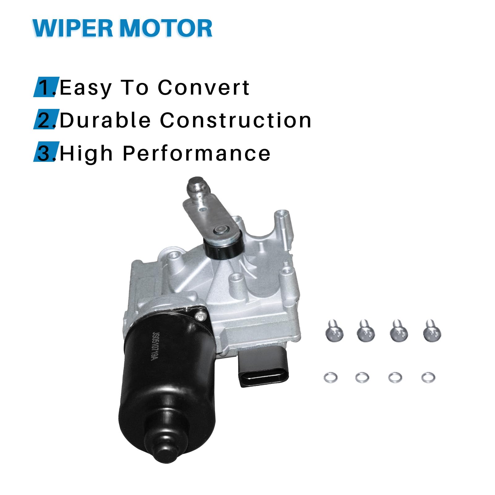 Motorino tergicristallo anteriore compatibile con Q7 3.0L 3.6L 4.2L TDI V6, ricambio per 4L1955119 4L1995119A 4L1910113 4L1955119