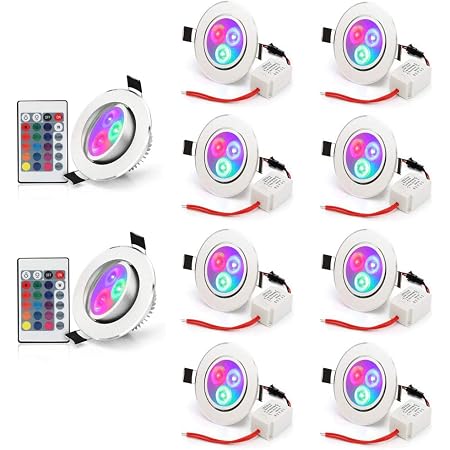 LED Color Changing Recessed Lighting 