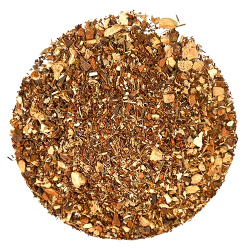 Image of Organic Positively Tea Company, Ginger Snap Rooibos Tea, Loose Leaf, 16 Ounce