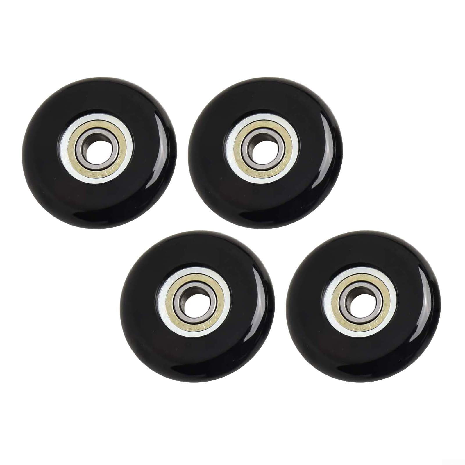 Radlager-Riemenscheibe, 34 mm, 608ZZ Schaft für Rudergerät, Gummi und Metall, verschleißfestes Ersatzteil, 8 mm Öffnung, 4 Stück