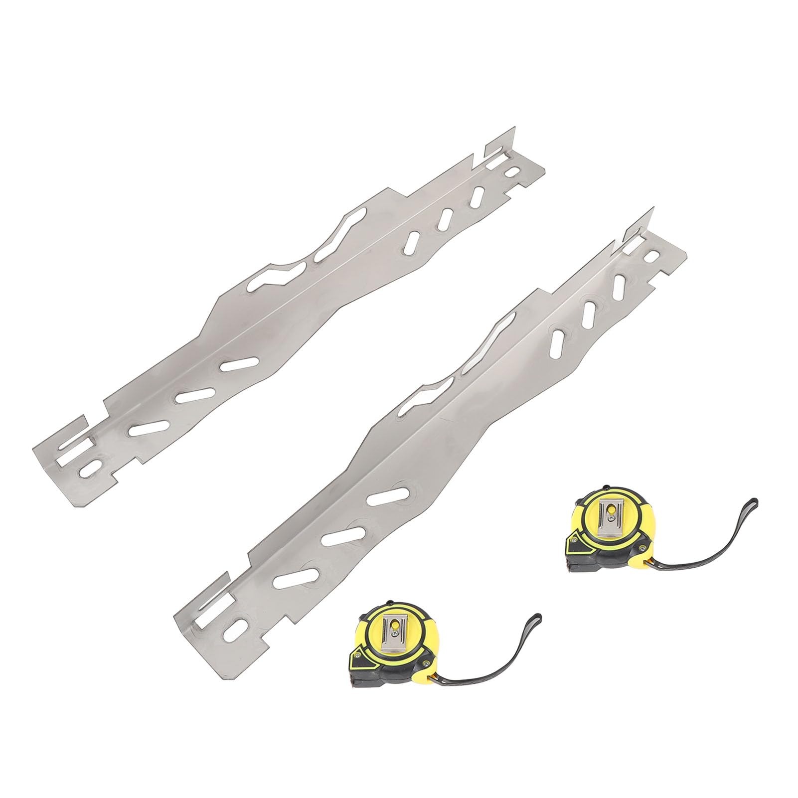 Yctze Alignement De La Voiture Alignement De Roue Alignement Plaque D'Outil en Acier Inoxydable Duty avec 2 Rubans Outil D'alignement d'alimentation De L'orteil De Mesure Précis