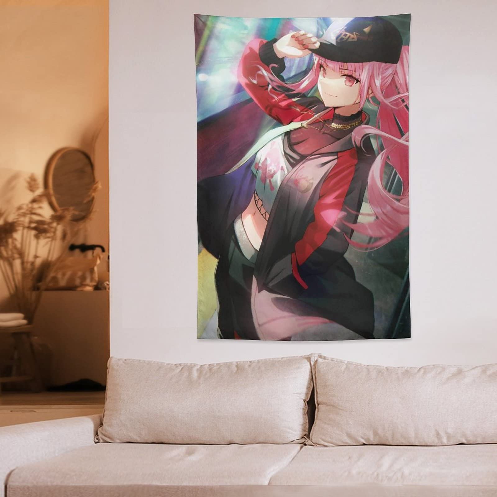 Amazon.co.jp: タペストリー 可愛い キャラクター柄 VTuber もり