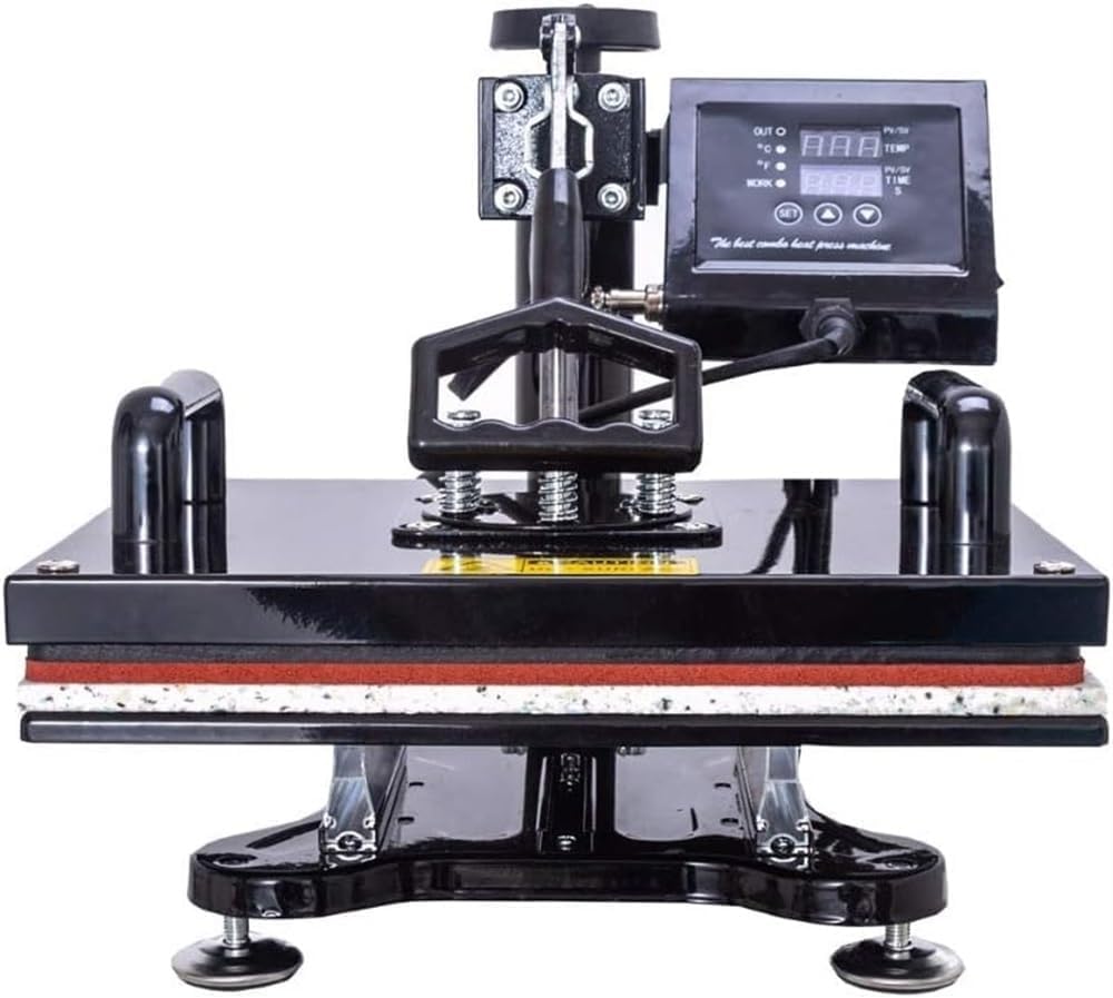Prensa Térmica, Máquina De Prensado Térmico, Prensa Térmica Combinada 9 En 1, Prensa De Sublimación/Térmica, Máquina De Transferencia Térmica Para Tazas, Gorras, Camisetas Y Fundas De Teléfono, Negra