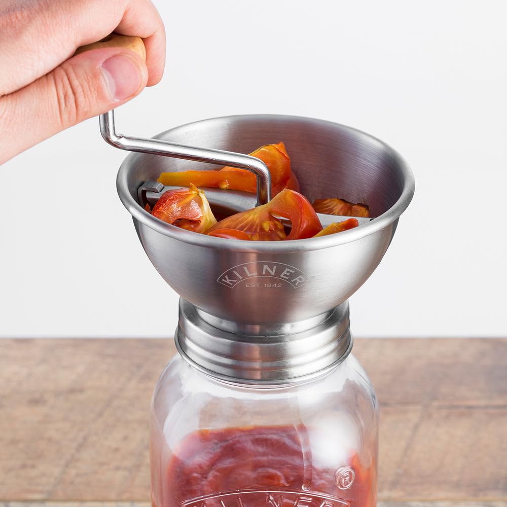 KILNER | Passiermühle aus Edelstahl, 1 Liter
