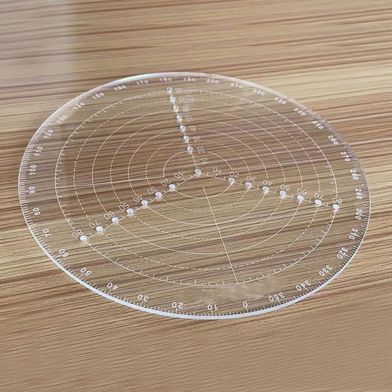 OSALADI Zentrierlineal, Werkzeugwagen, Tischlerwerkzeuge, Zentralsuchwerkzeug für Holz, Kreisfinder, Werkzeugzentrum