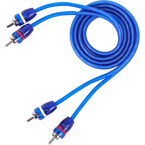 Skar Audio 3-Foot 2-Channel Twisted Pair RCA Interconnect Cable - SKAR2CH-RCA3