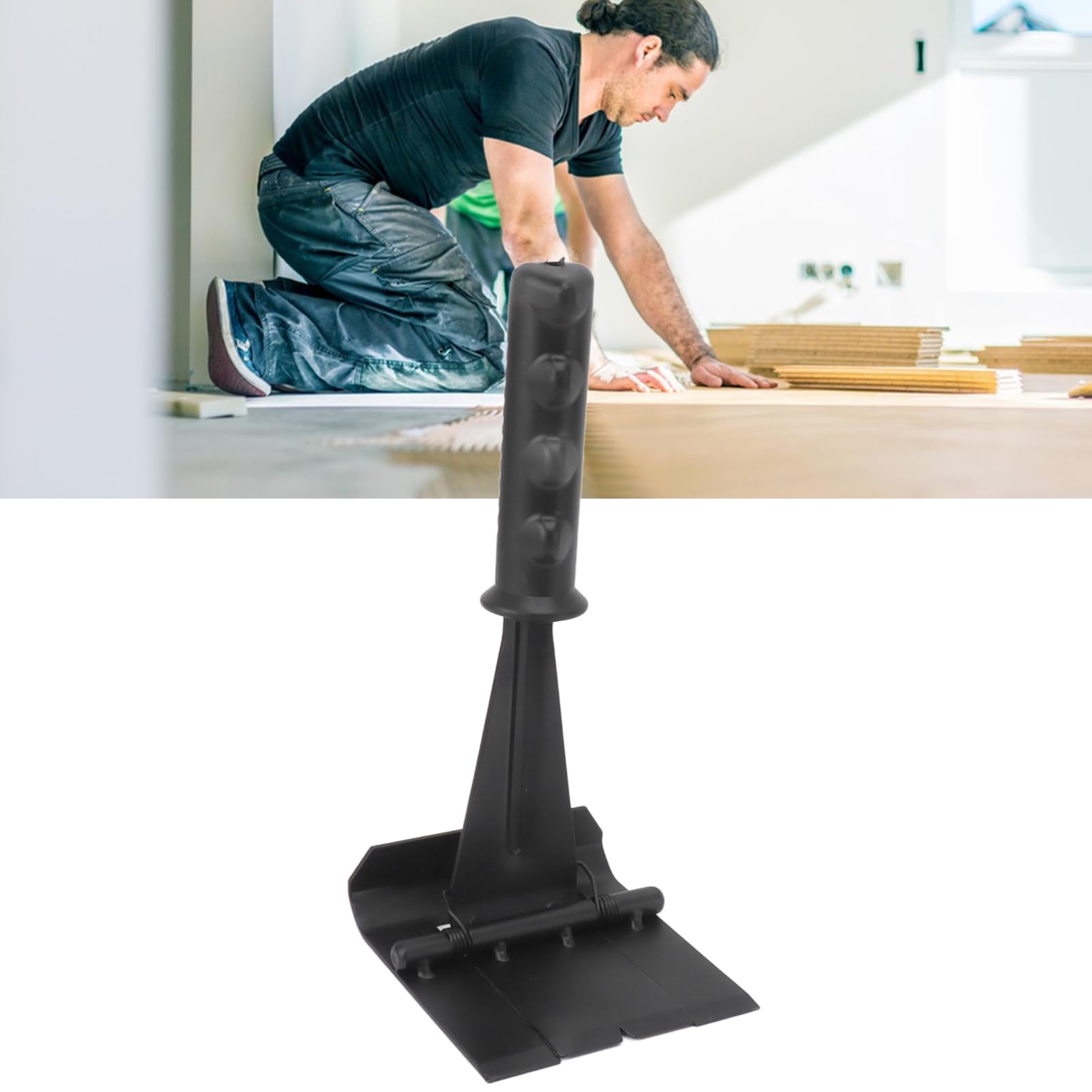 Trim Puller Baseboard Removal Tool Carbon Steel Multi Function Removal Tool Pry Bar Nail Puller for Commercial Work, Flooring, Baseboard and Removal