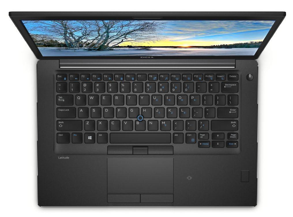 DELL Latitude 7480 Business Laptop, 14" FHD (1920x1080), Intel Core i7-6600U, 8GB RAM, 256GB SSD, US QWERTY Tastiera, Windows 11 Pro (Ricondizionato)