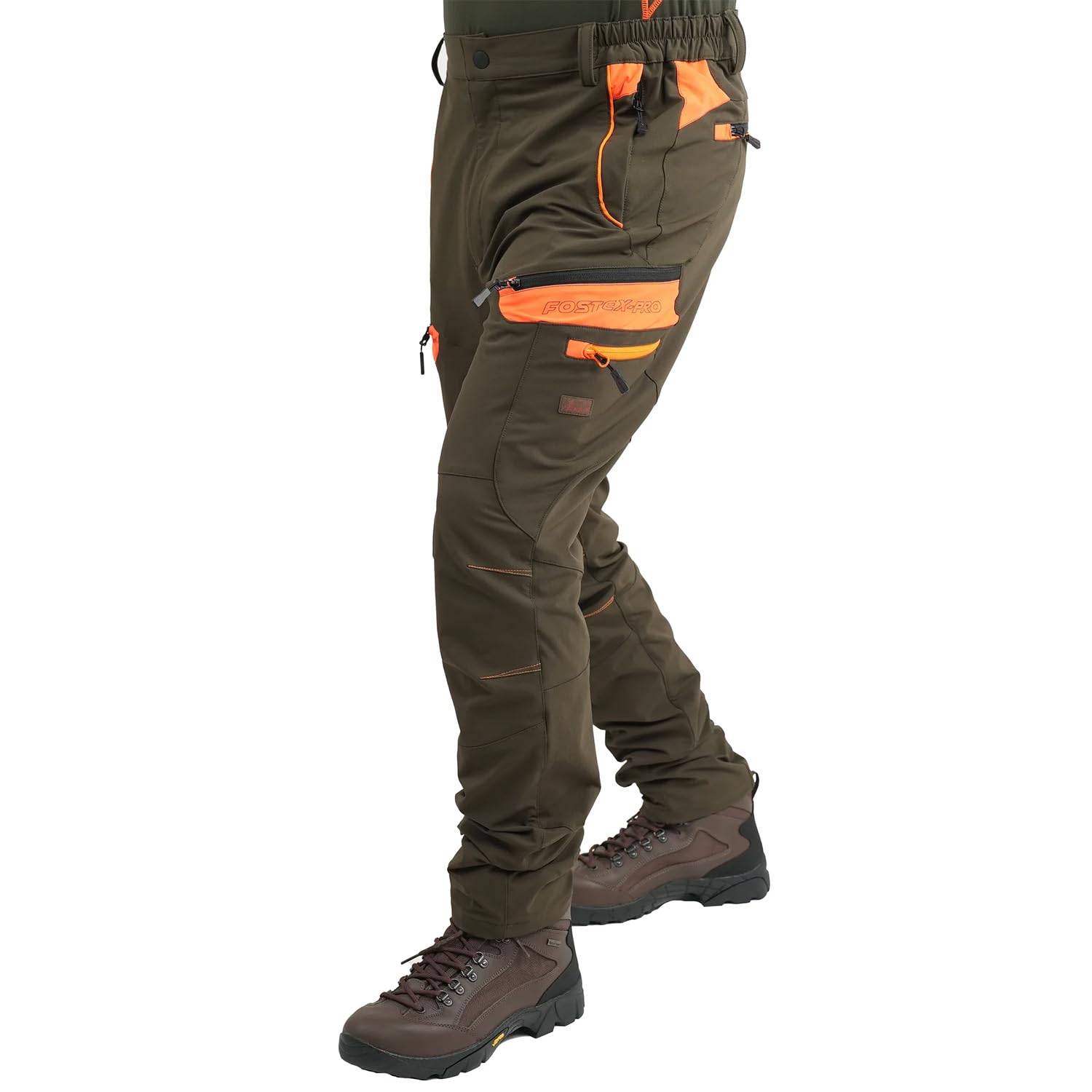 fratelliditalia.org Pantaloni Tecnici Pantalone Robusto Comodo Elasticizzato Traspirante abbiagliamento Caccia
