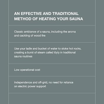 Harvia Pro 20 Wood Burning Sauna Heater, Stainless Steel, 24kW