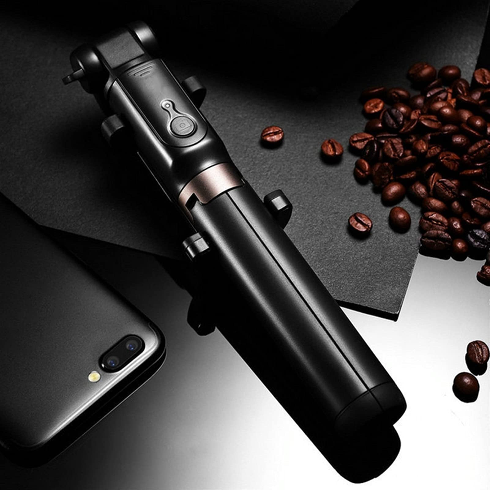 SCRUBY W10 Treppiede Selfie Stick Regolabile Telescopico Pieghevole Treppiede Mobile Wireless Bluetooth Selfie Stick