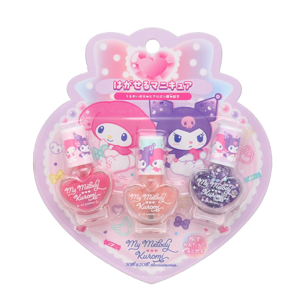 Amazon.co.jp: shobido 粧美堂 サンリオ はがせるマニキュア 3