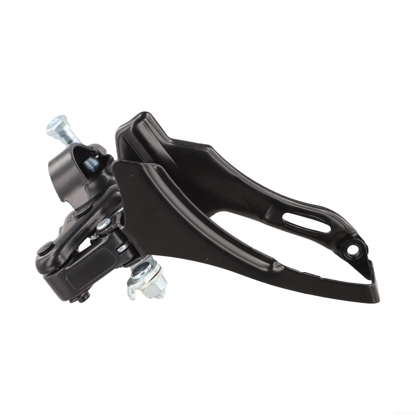 FACULX Bicycle Front Derailleur, Aluminum Alloy And Carbon Steel Construction, Bottom Pull Mechanism Design, For Mountain Bike Transmission Systems